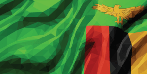 Zambia polgon flag 2