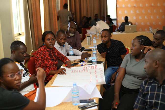 Journalists at a Training